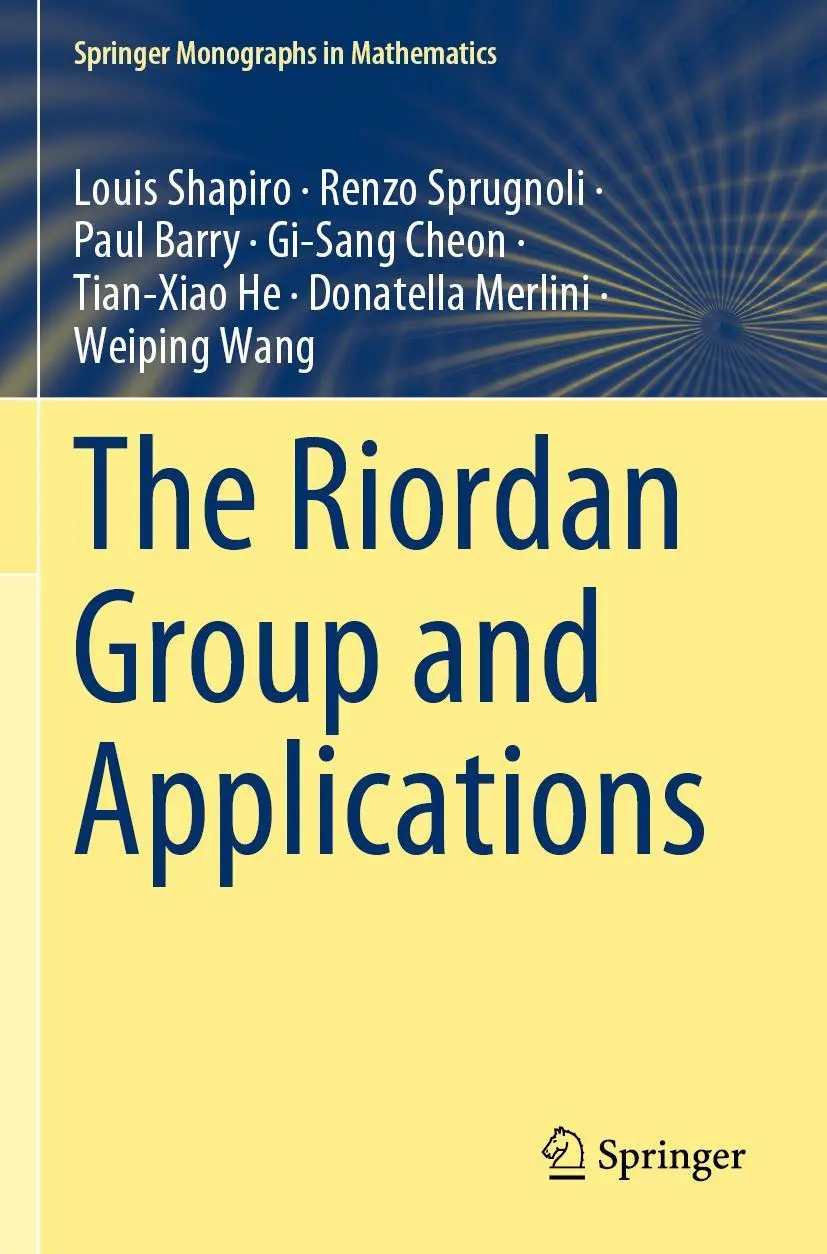 Cover: 9783030941536 | The Riordan Group and Applications | Louis Shapiro (u. a.) | Buch