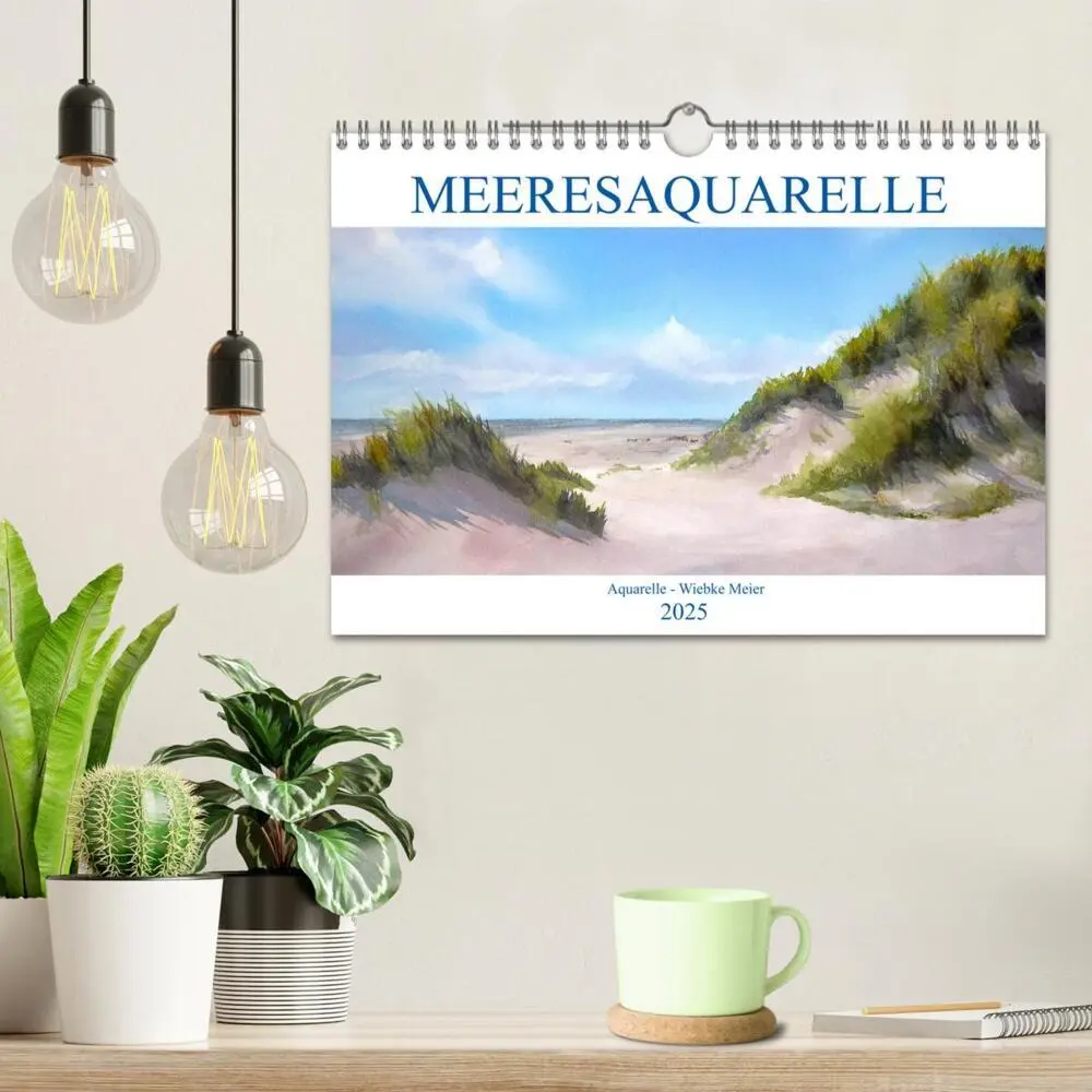 Bild: 9783435261536 | MEERESAQUARELLE (Wandkalender 2025 DIN A4 quer), CALVENDO...