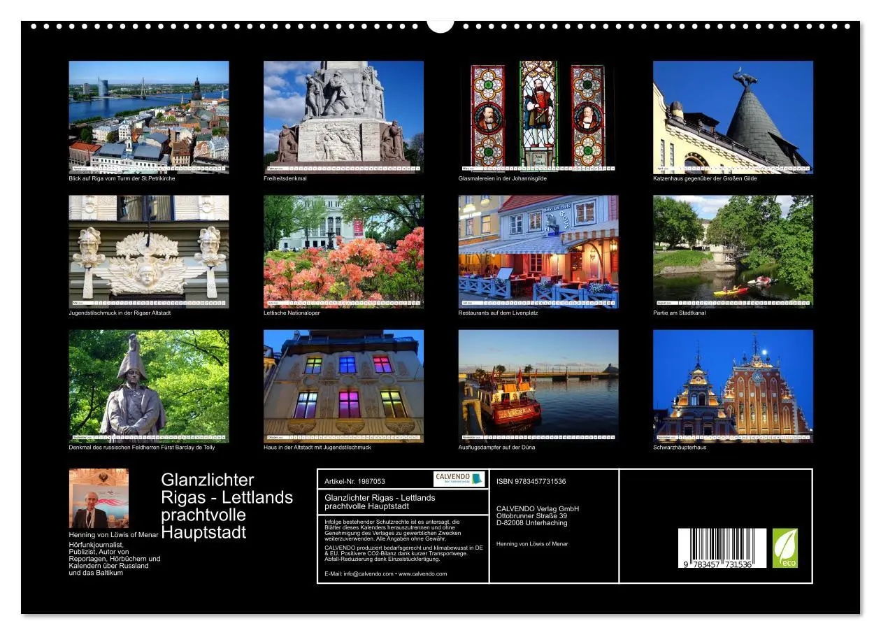 Bild: 9783457731536 | Glanzlichter Rigas - Lettlands prachtvolle Hauptstadt (hochwertiger...