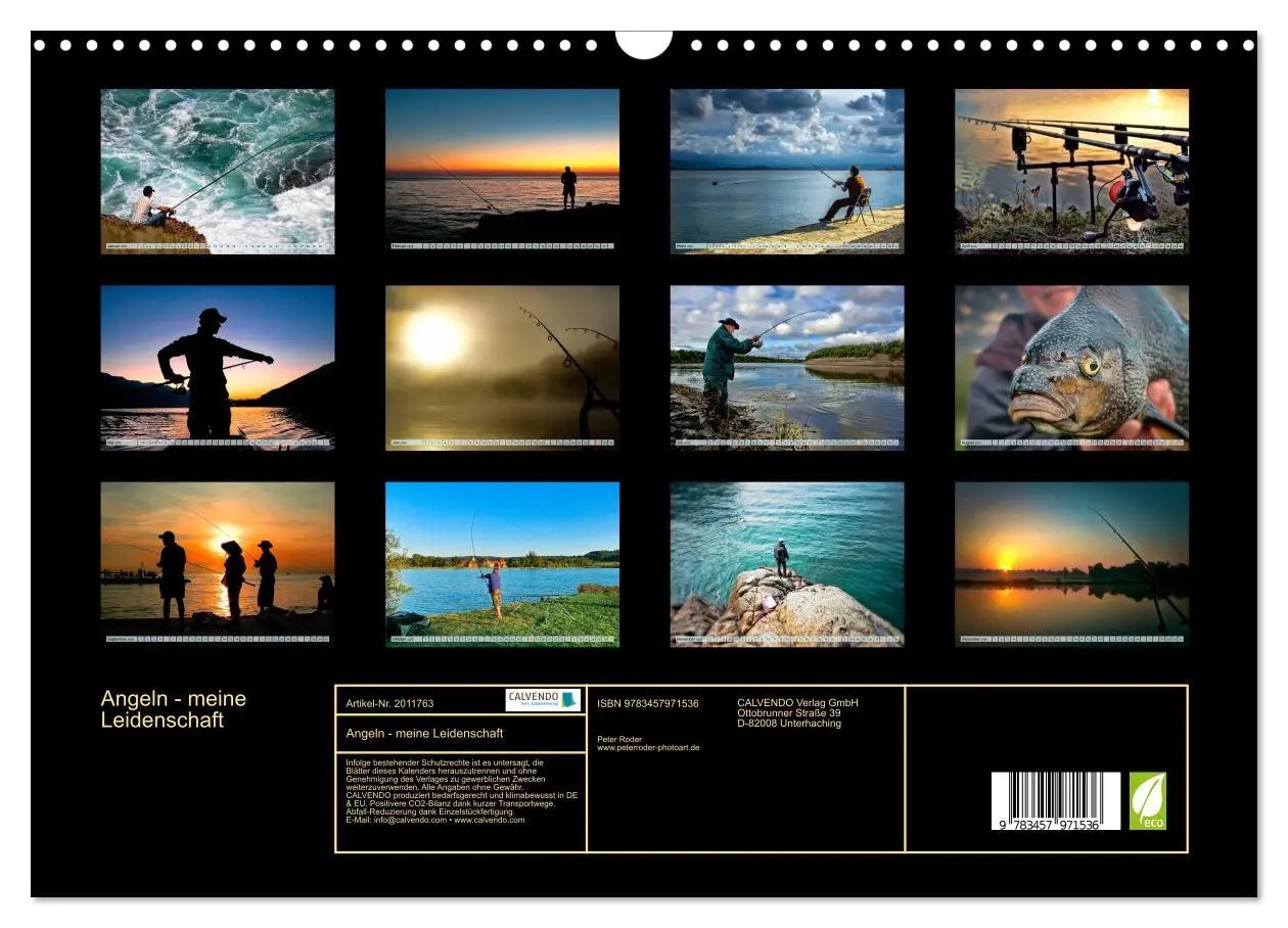 Bild: 9783457971536 | Angeln - meine Leidenschaft (Wandkalender 2026 DIN A3 quer),...