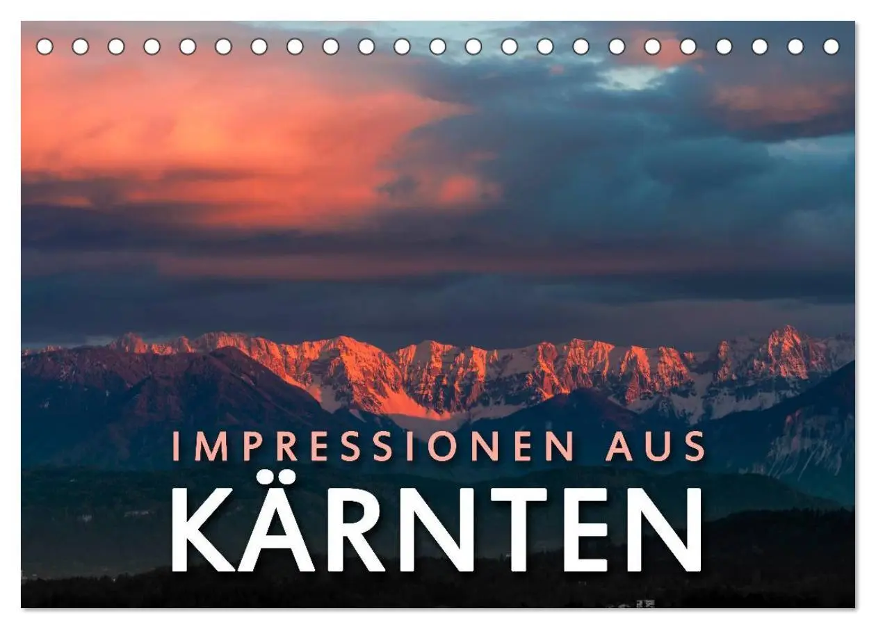 Cover: 9783516131536 | Impressionen aus Kärnten (Tischkalender 2026 DIN A5 quer), CALVENDO...