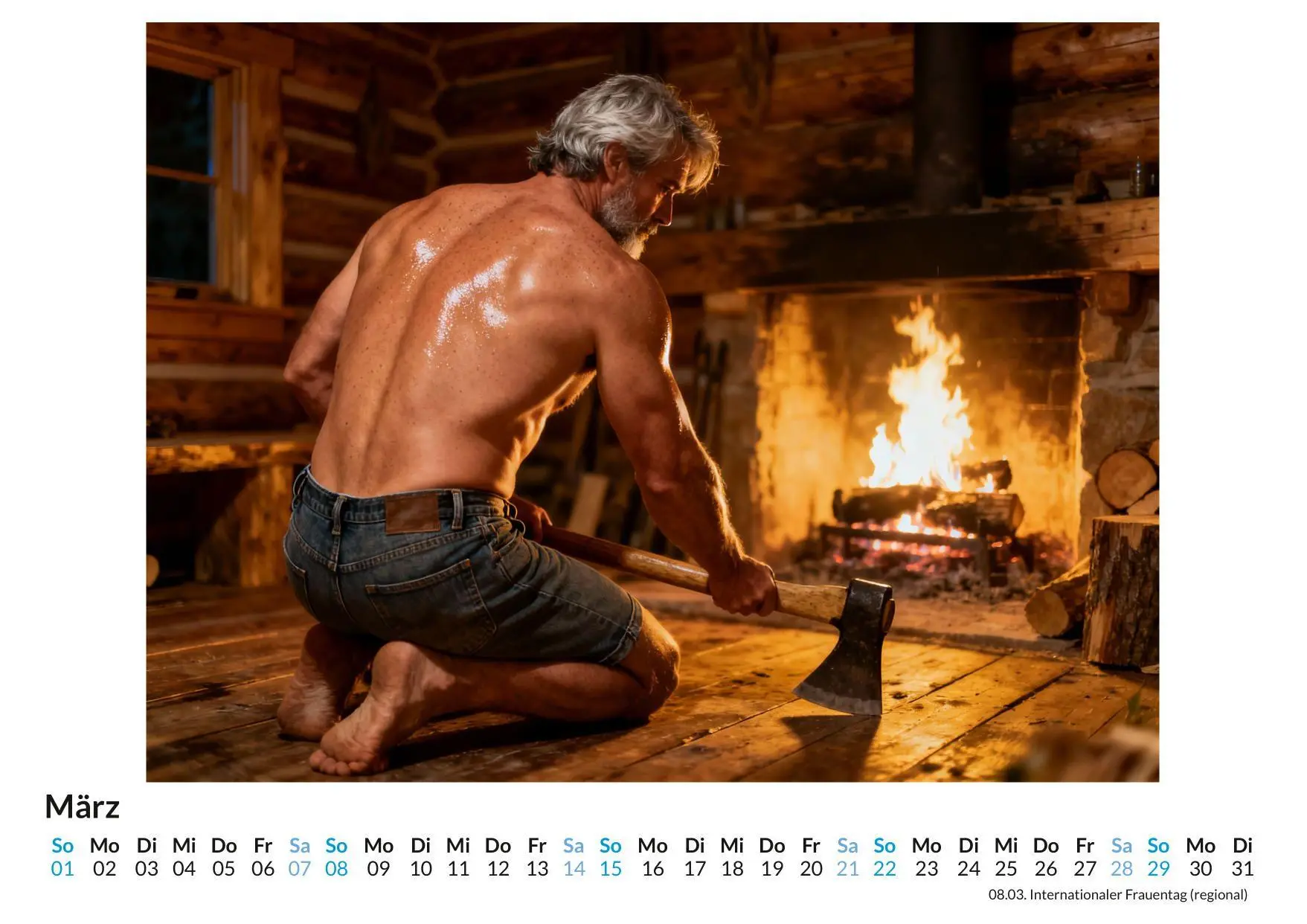 Bild: 9783695331536 | Echte Holzfäller | Charlotte Münch | Kalender | Deutsch | 2026