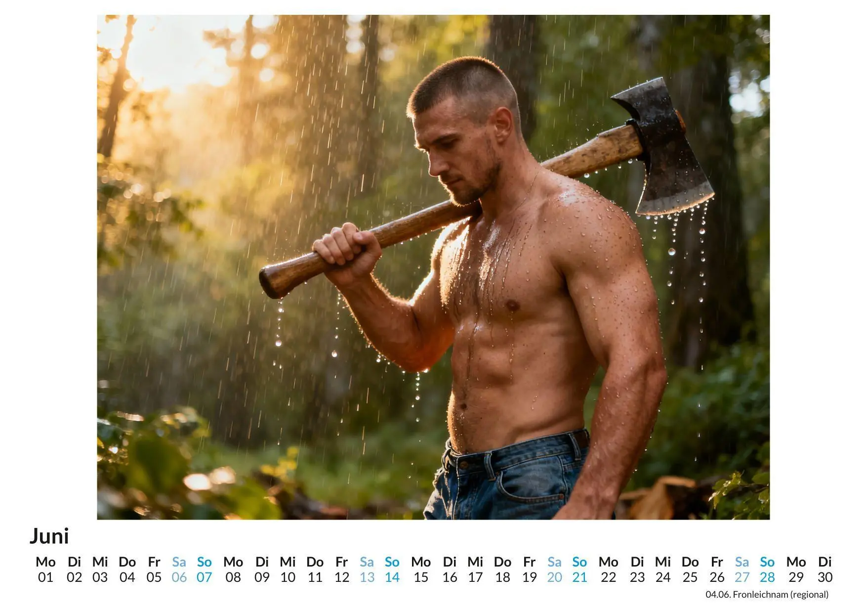 Bild: 9783695331536 | Echte Holzfäller | Charlotte Münch | Kalender | Deutsch | 2026