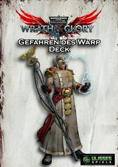 Cover: 9783963311536 | WH40K Wrath &amp; Glory - Gefahren des Warp Kartendeck | Ross Watson | Box