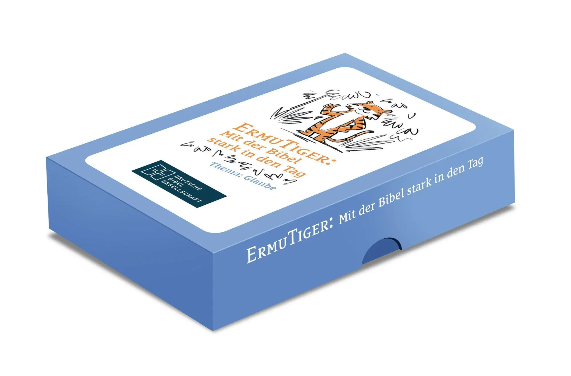 Cover: 4250572101636 | ErmuTiger: Mit der Bibel stark in den Tag. Glaube | Buch | Karten