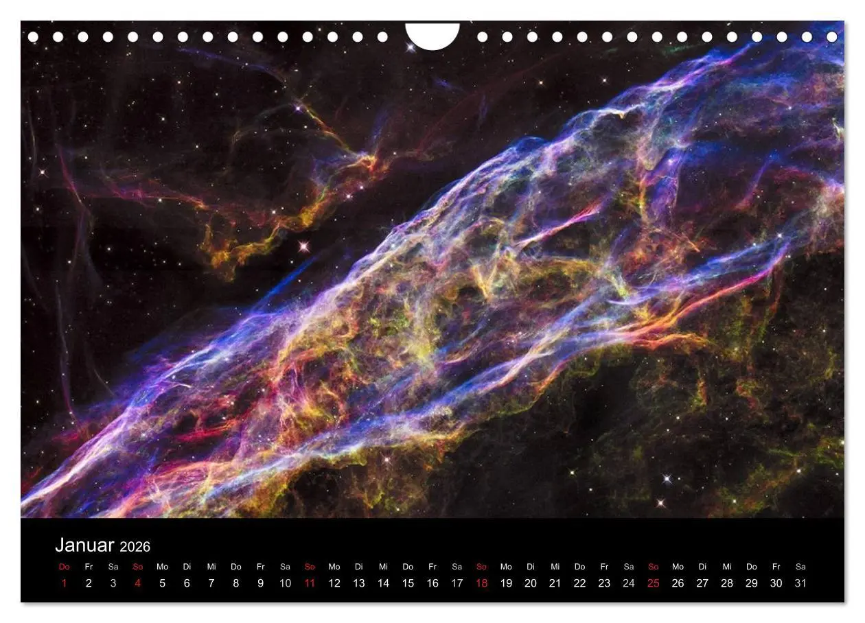Bild: 9783457961636 | Der Weltraum. Spektakuläre Gasnebel und Galaxien (Wandkalender 2026...