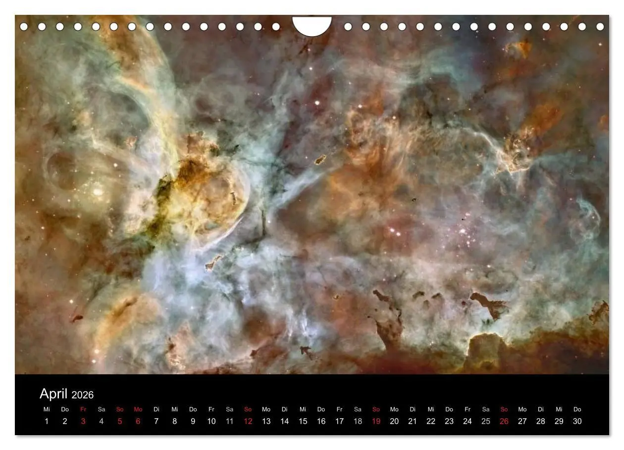 Bild: 9783457961636 | Der Weltraum. Spektakuläre Gasnebel und Galaxien (Wandkalender 2026...