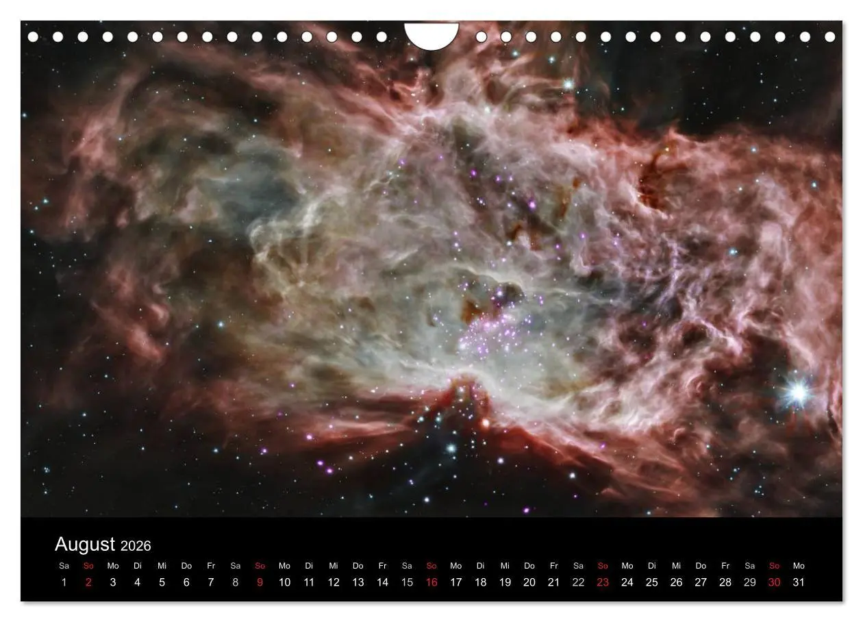 Bild: 9783457961636 | Der Weltraum. Spektakuläre Gasnebel und Galaxien (Wandkalender 2026...