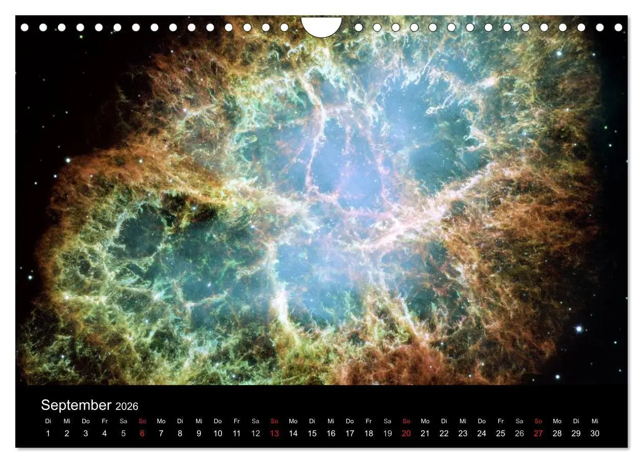 Bild: 9783457961636 | Der Weltraum. Spektakuläre Gasnebel und Galaxien (Wandkalender 2026...