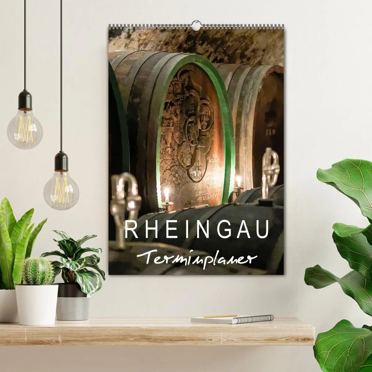 Bild: 9783516431636 | Rheingau Terminplaner (Wandkalender 2026 DIN A2 hoch), CALVENDO...