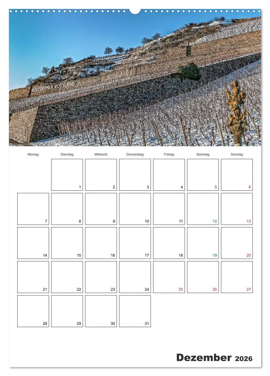 Bild: 9783516431636 | Rheingau Terminplaner (Wandkalender 2026 DIN A2 hoch), CALVENDO...