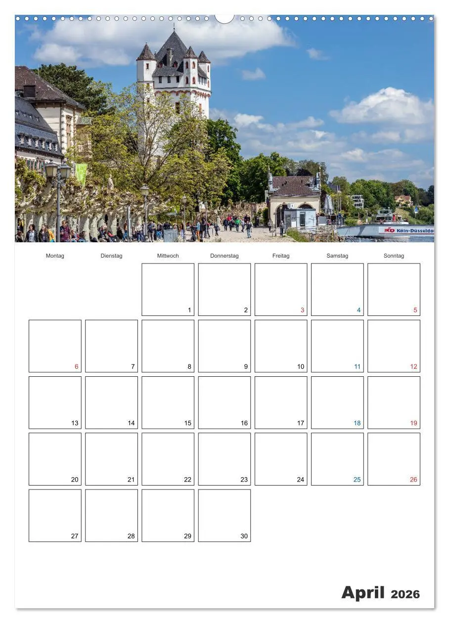 Bild: 9783516431636 | Rheingau Terminplaner (Wandkalender 2026 DIN A2 hoch), CALVENDO...