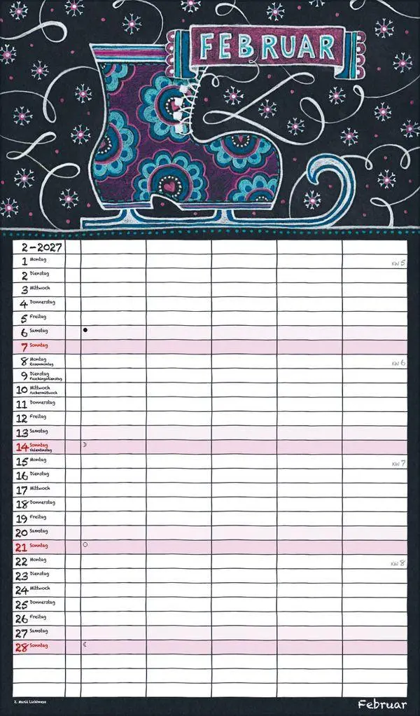 Bild: 9783819301636 | Lovely Chalk Timer 2027 | Verlag Korsch | Kalender | 14 S. | Deutsch