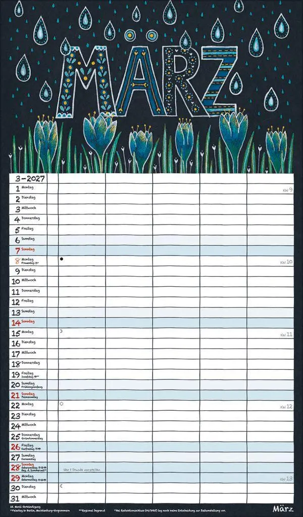 Bild: 9783819301636 | Lovely Chalk Timer 2027 | Verlag Korsch | Kalender | 14 S. | Deutsch