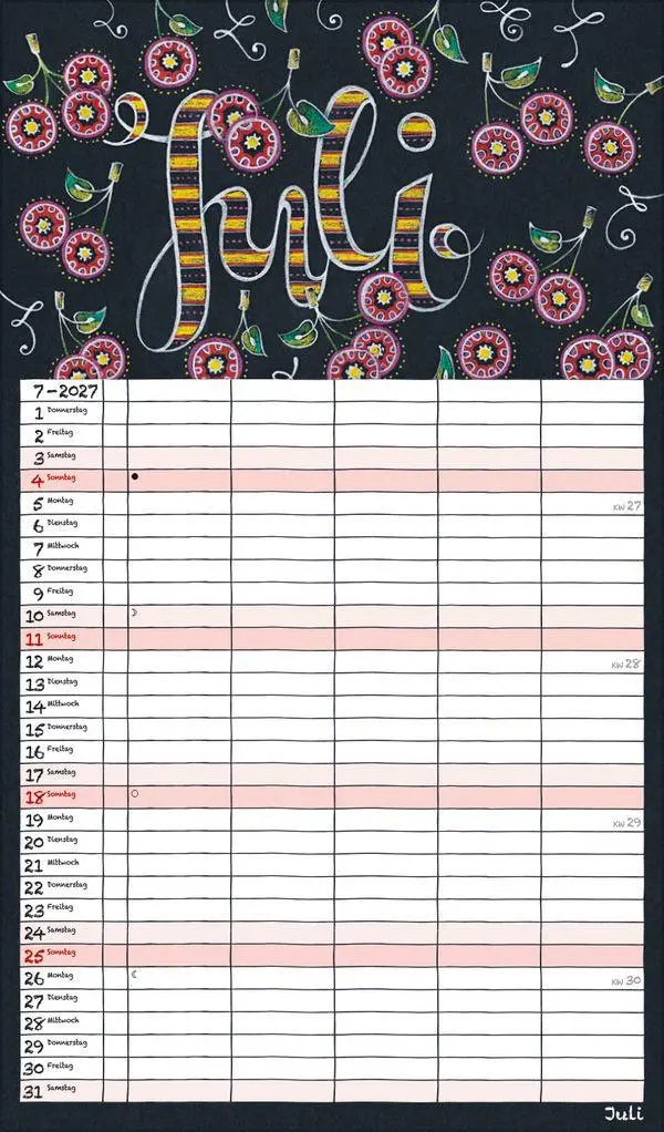 Bild: 9783819301636 | Lovely Chalk Timer 2027 | Verlag Korsch | Kalender | 14 S. | Deutsch