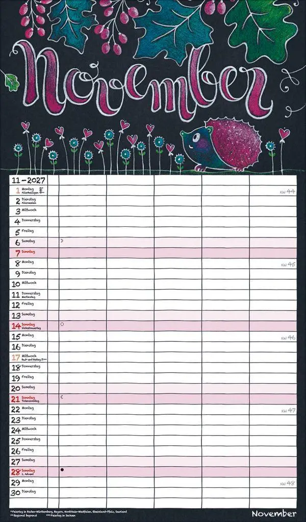 Bild: 9783819301636 | Lovely Chalk Timer 2027 | Verlag Korsch | Kalender | 14 S. | Deutsch