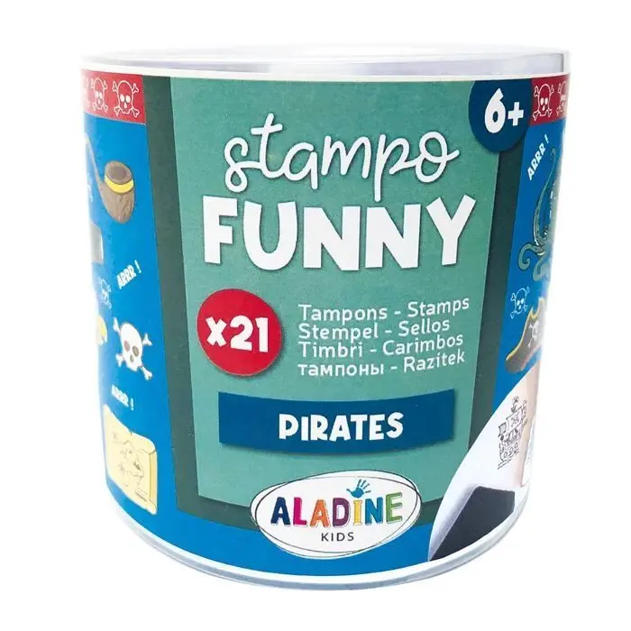 Cover: 3660016851736 | ALADINE - Kinder Stempel Funny Piraten | 3085173 | 2024 | ALADINE