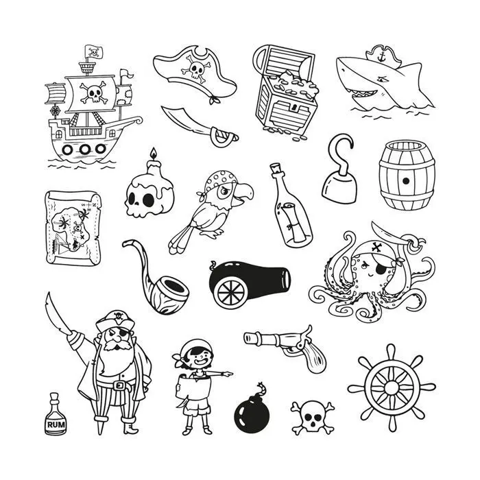 Bild: 3660016851736 | ALADINE - Kinder Stempel Funny Piraten | 3085173 | 2024 | ALADINE