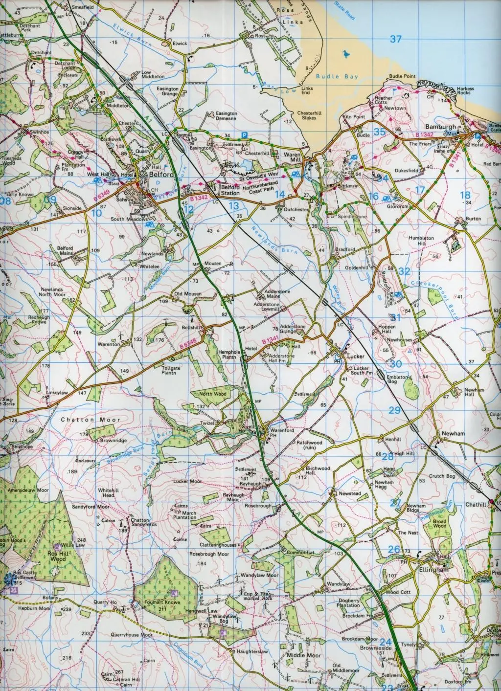Bild: 9780319261736 | Berwick-Upon-Tweed | Ordnance Survey | (Land-)Karte | Karte/Landkarte