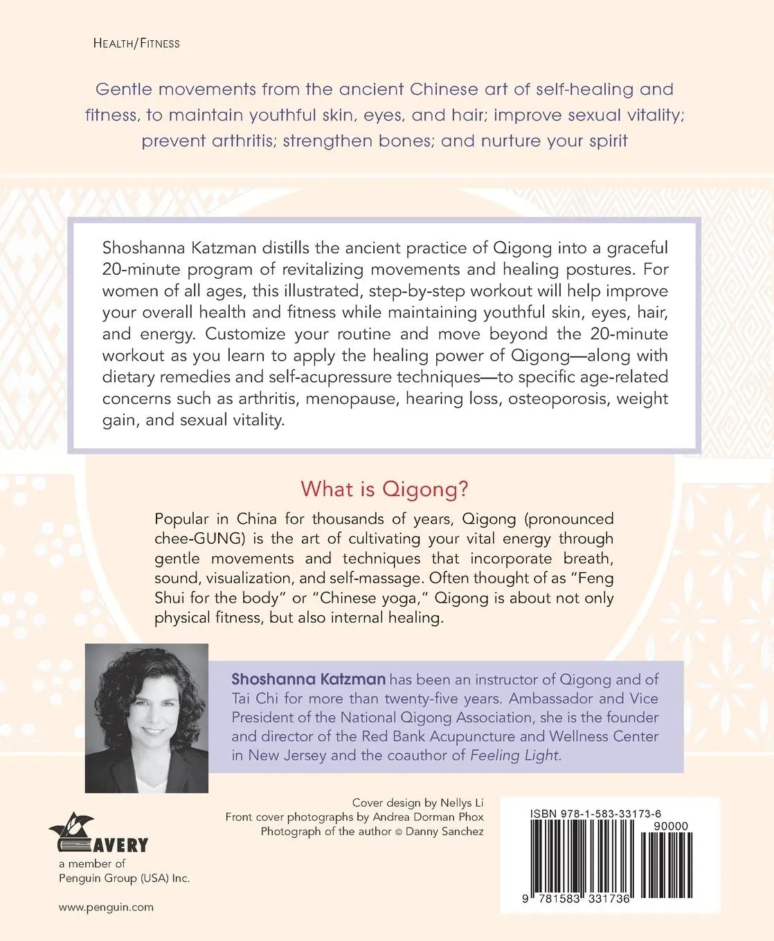 Rückseite: 9781583331736 | Qigong for Staying Young | Shoshanna Katzman | Taschenbuch | Englisch