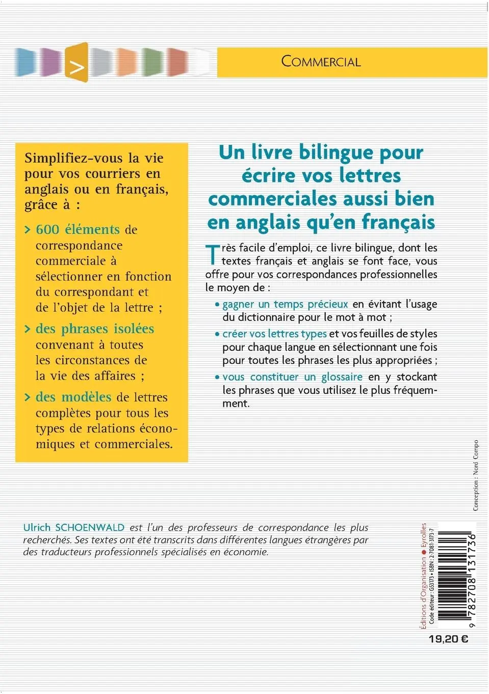 Rückseite: 9782708131736 | Correspondance commerciale français-anglais: French-English...