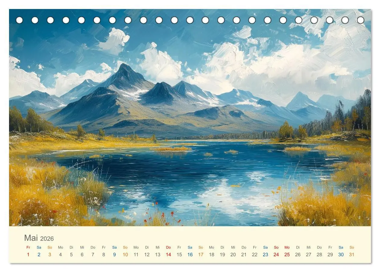 Bild: 9783457401736 | Impressionistische Naturlandschaften (Tischkalender 2026 DIN A5...