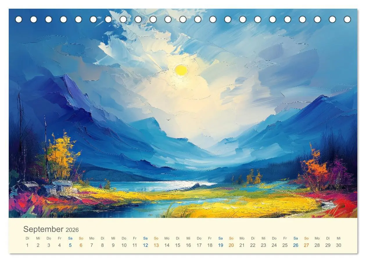 Bild: 9783457401736 | Impressionistische Naturlandschaften (Tischkalender 2026 DIN A5...