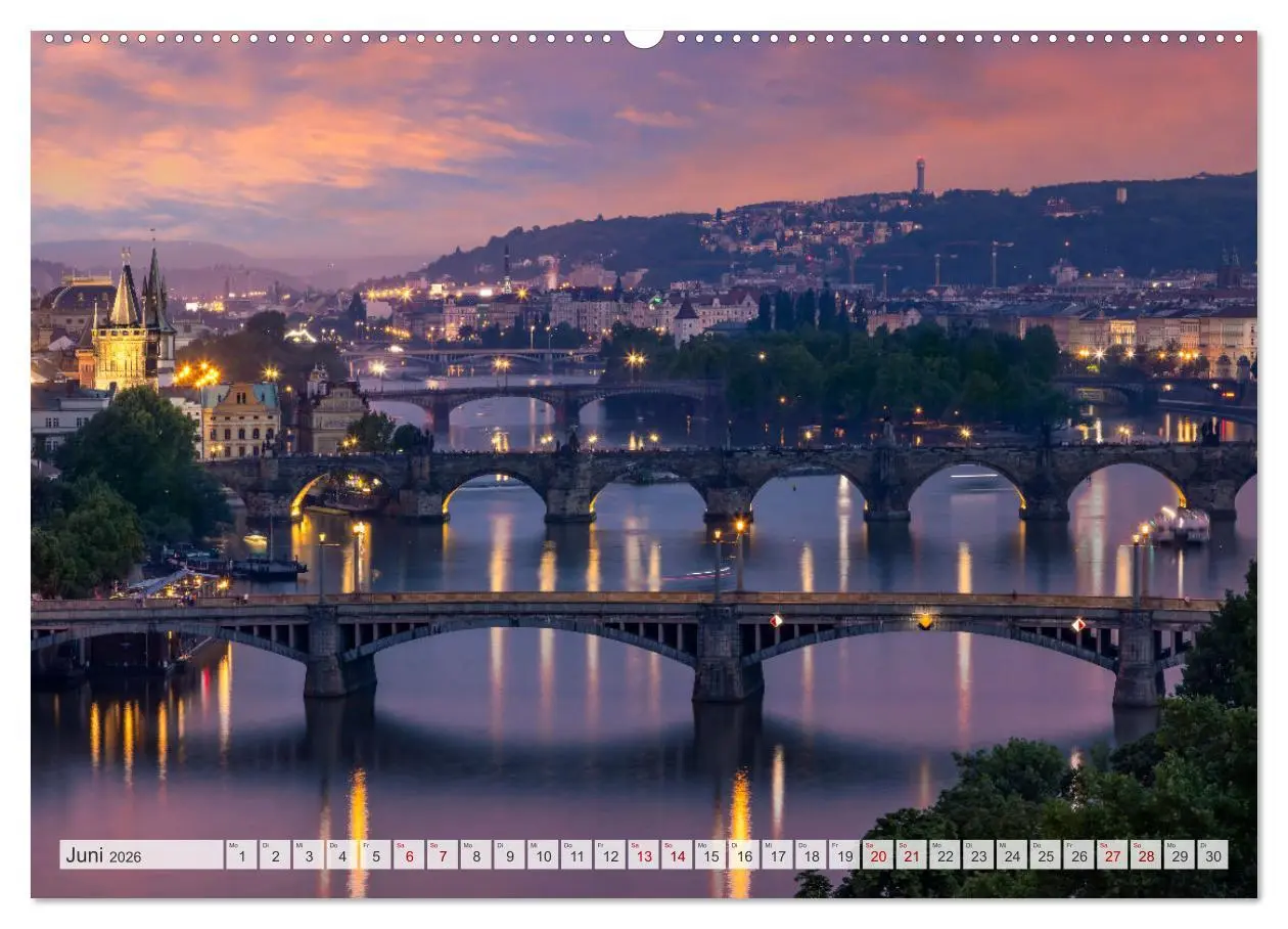 Bild: 9783457571736 | PRAG Impressionen bei Tag und Nacht (Wandkalender 2026 DIN A2...