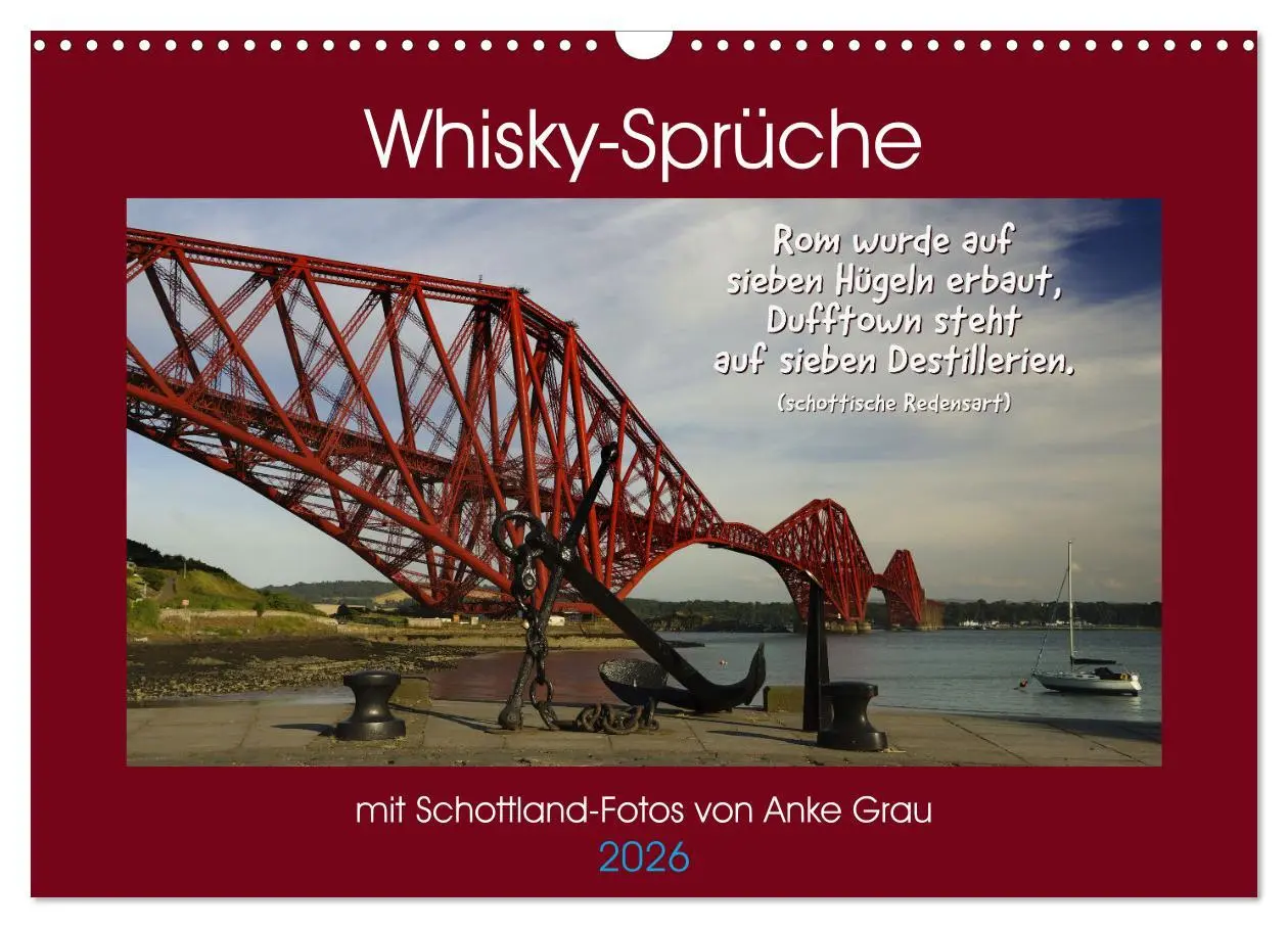 Cover: 9783457641736 | Whisky-Sprüche (Wandkalender 2026 DIN A3 quer), CALVENDO...