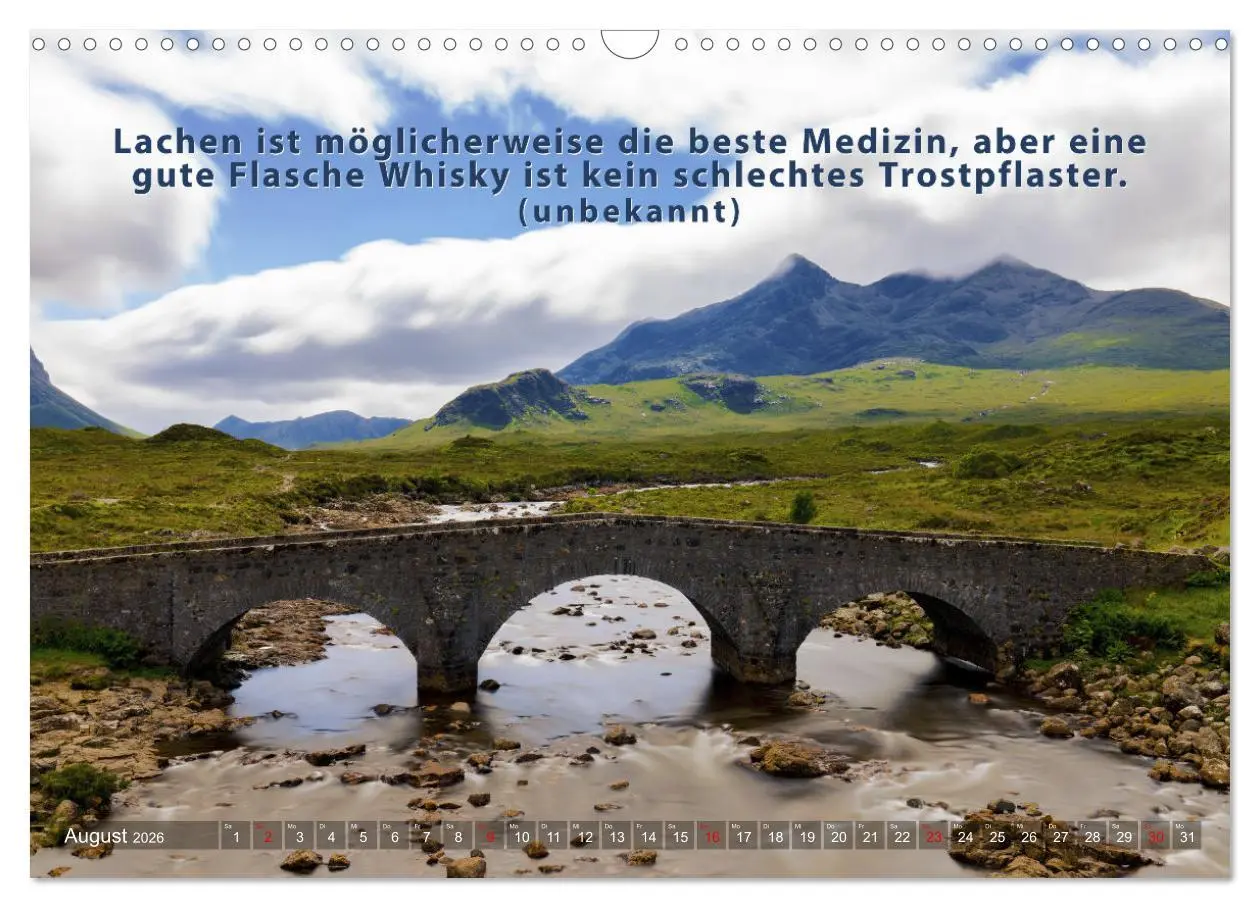 Bild: 9783457641736 | Whisky-Sprüche (Wandkalender 2026 DIN A3 quer), CALVENDO...