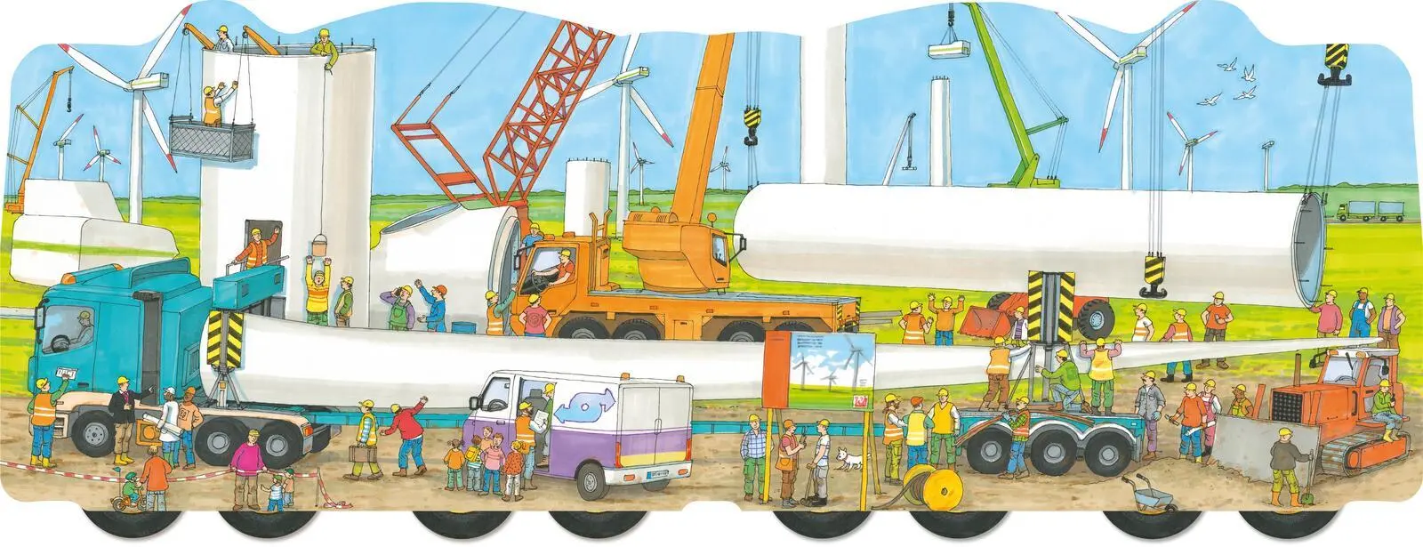 Bild: 9783480241736 | BRUMM, Mein Baustellen-Wimmelbuch | Guido Wandrey | Buch | 14 S.