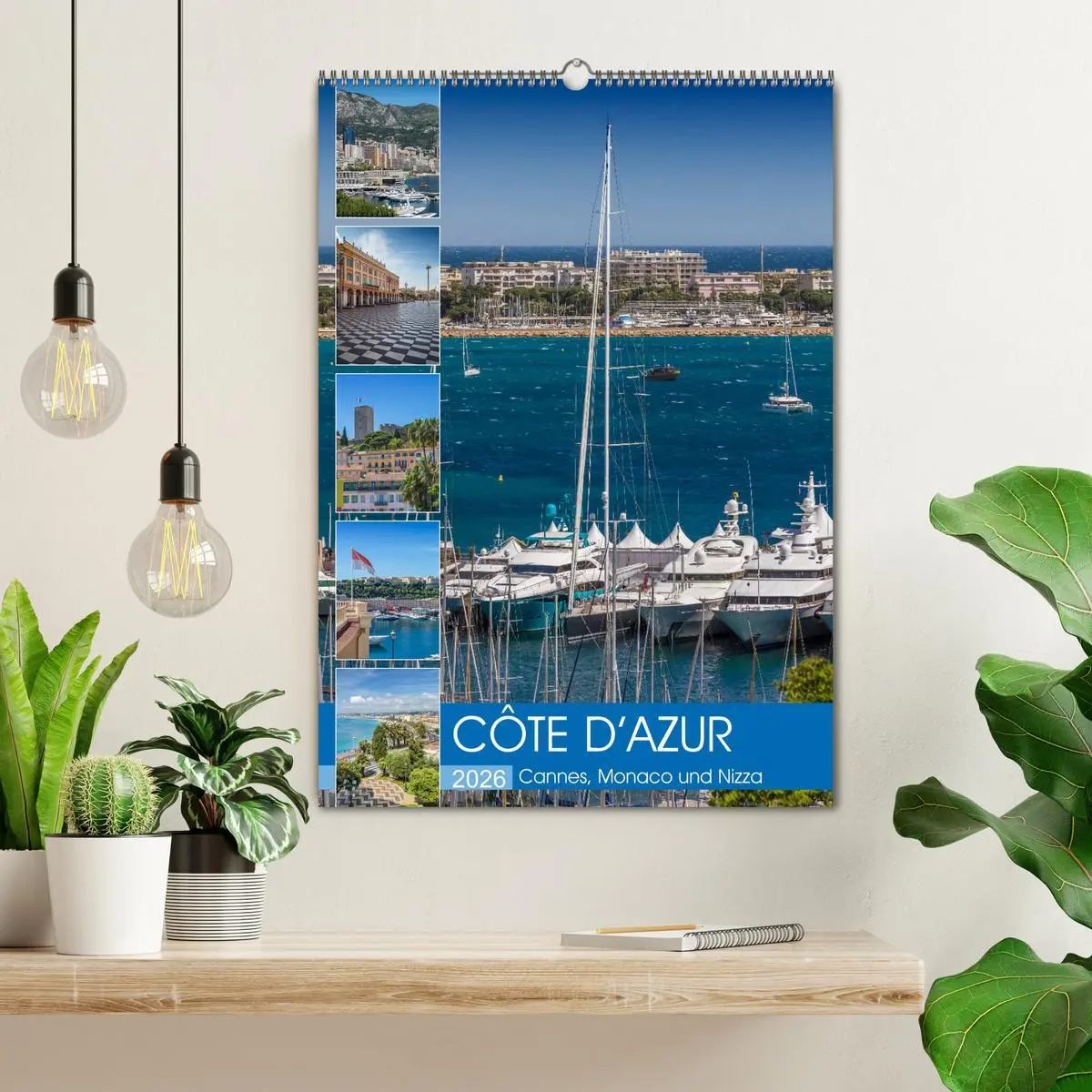 Bild: 9783516421736 | CÔTE D'AZUR Cannes, Monaco und Nizza (Wandkalender 2026 DIN A2...