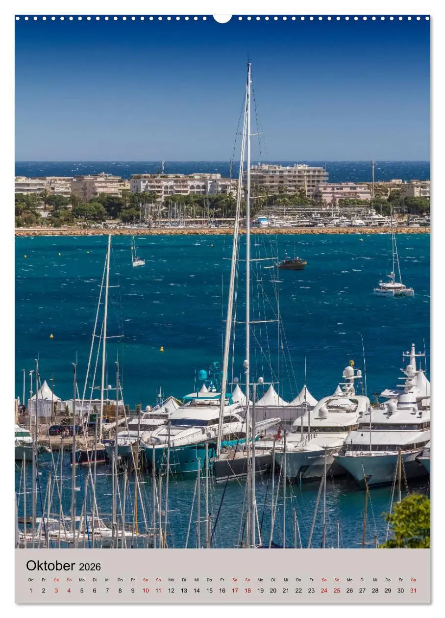 Bild: 9783516421736 | CÔTE D'AZUR Cannes, Monaco und Nizza (Wandkalender 2026 DIN A2...