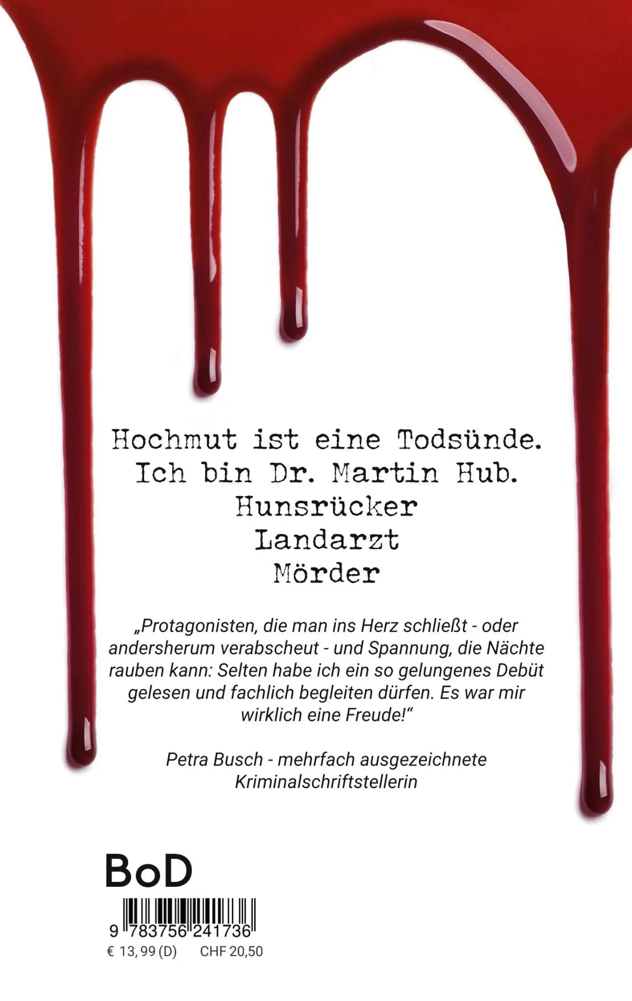 Rückseite: 9783756241736 | Superbia | Hochmut | Martina Finck | Taschenbuch | Todsünden | 390 S.