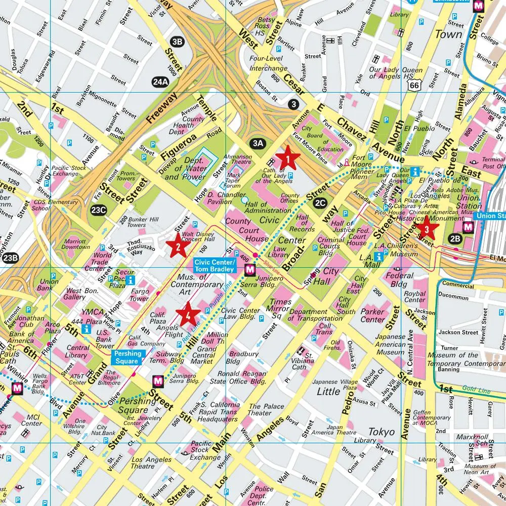 Bild: 9783829741736 | MARCO POLO Cityplan Los Angeles 1:12 000 | Marco Polo Verlag | 1 S.