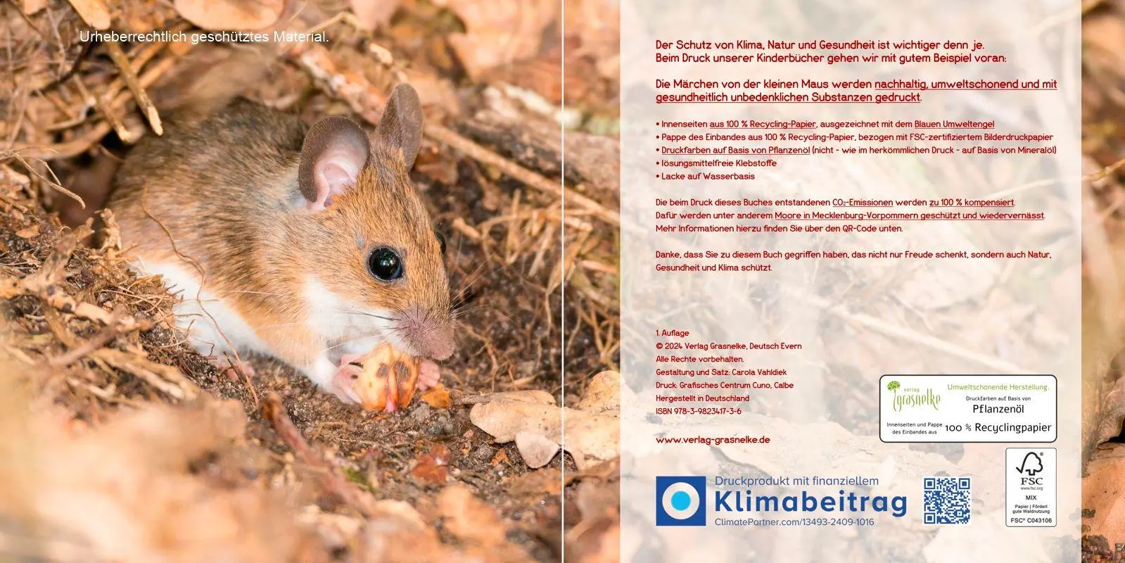 Bild: 9783982341736 | Schön, dass du da bist, kleine Maus! | Carola Vahldiek | Buch | 24 S.