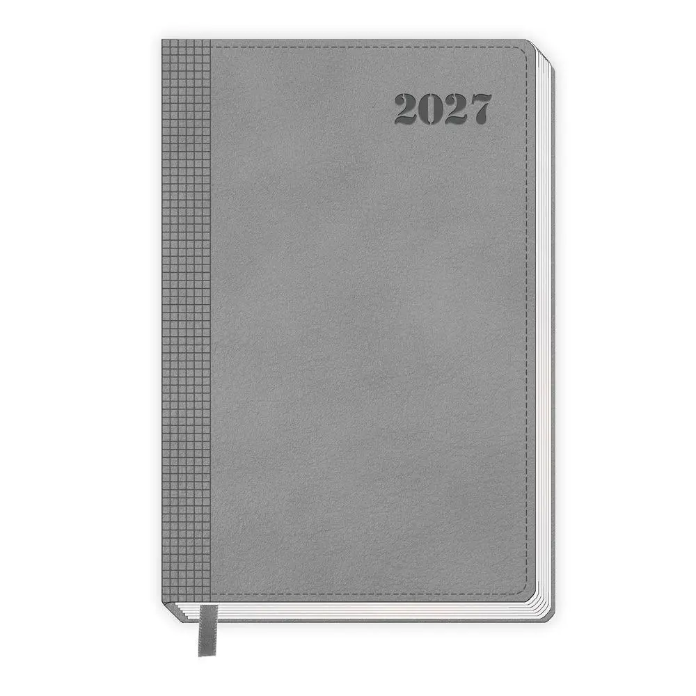 Cover: 4251901511836 | TRÖTSCH - Buchkalender A5 Grau 2027 | Tagesplaner | KG | Kalender