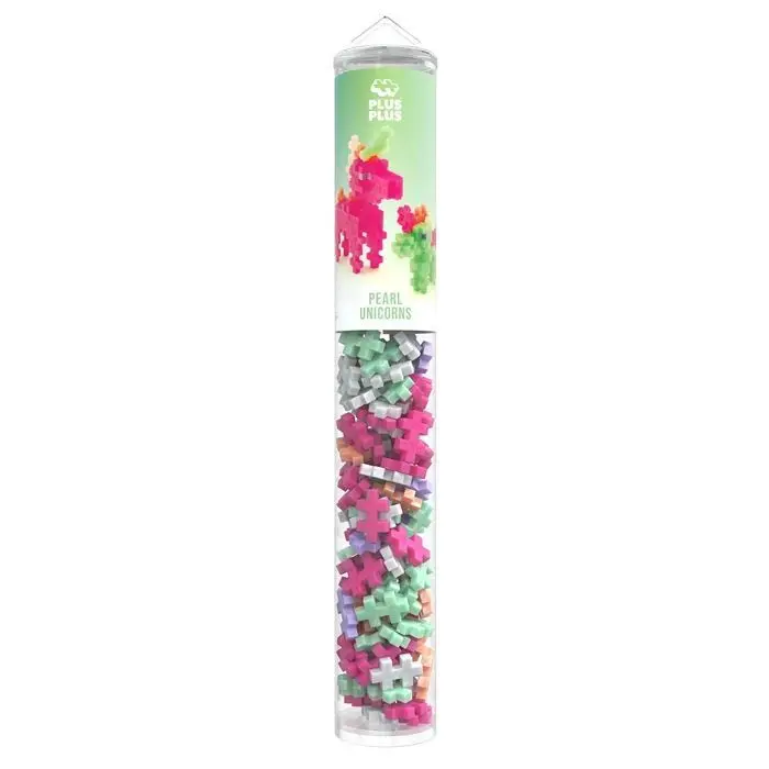 Bild: 5710409111836 | PLUS PLUS - 100 Kreativ Bausteine Neon Einhorn | 9604374 | Deutsch