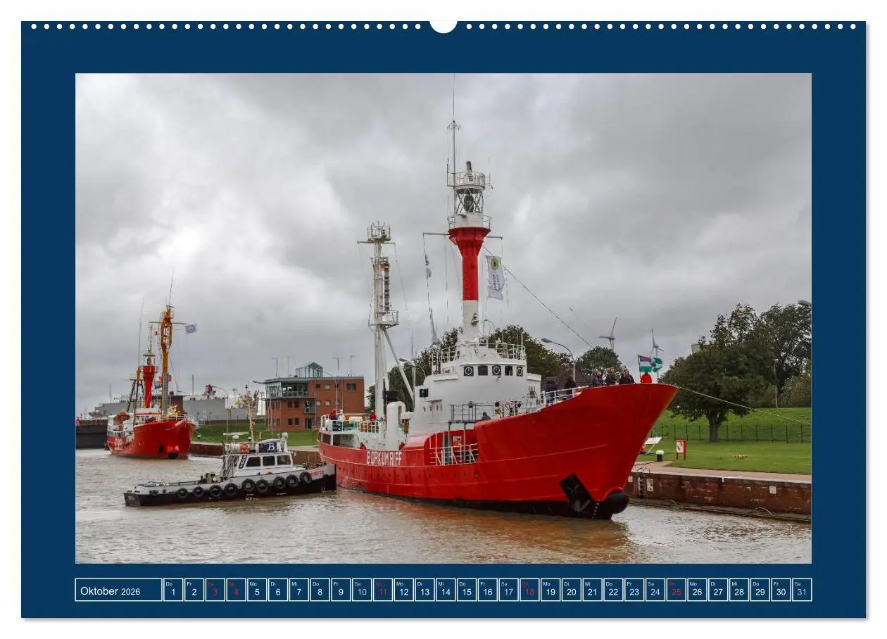 Bild: 9783516031836 | Feuerschiffe - Borkum Riff - Elbe 1 - Deutsche Bucht (Wandkalender...