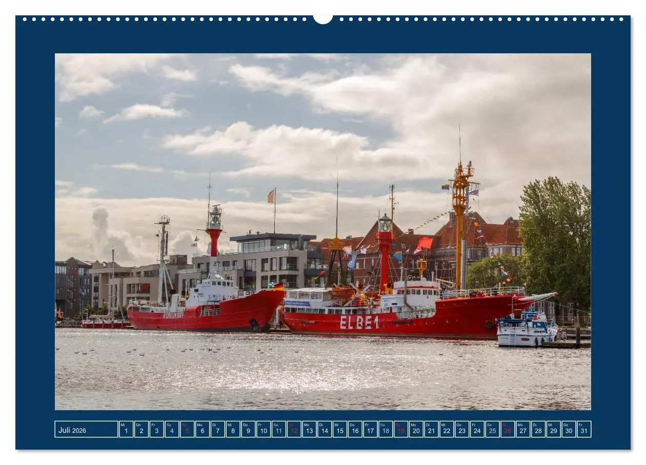 Bild: 9783516031836 | Feuerschiffe - Borkum Riff - Elbe 1 - Deutsche Bucht (Wandkalender...