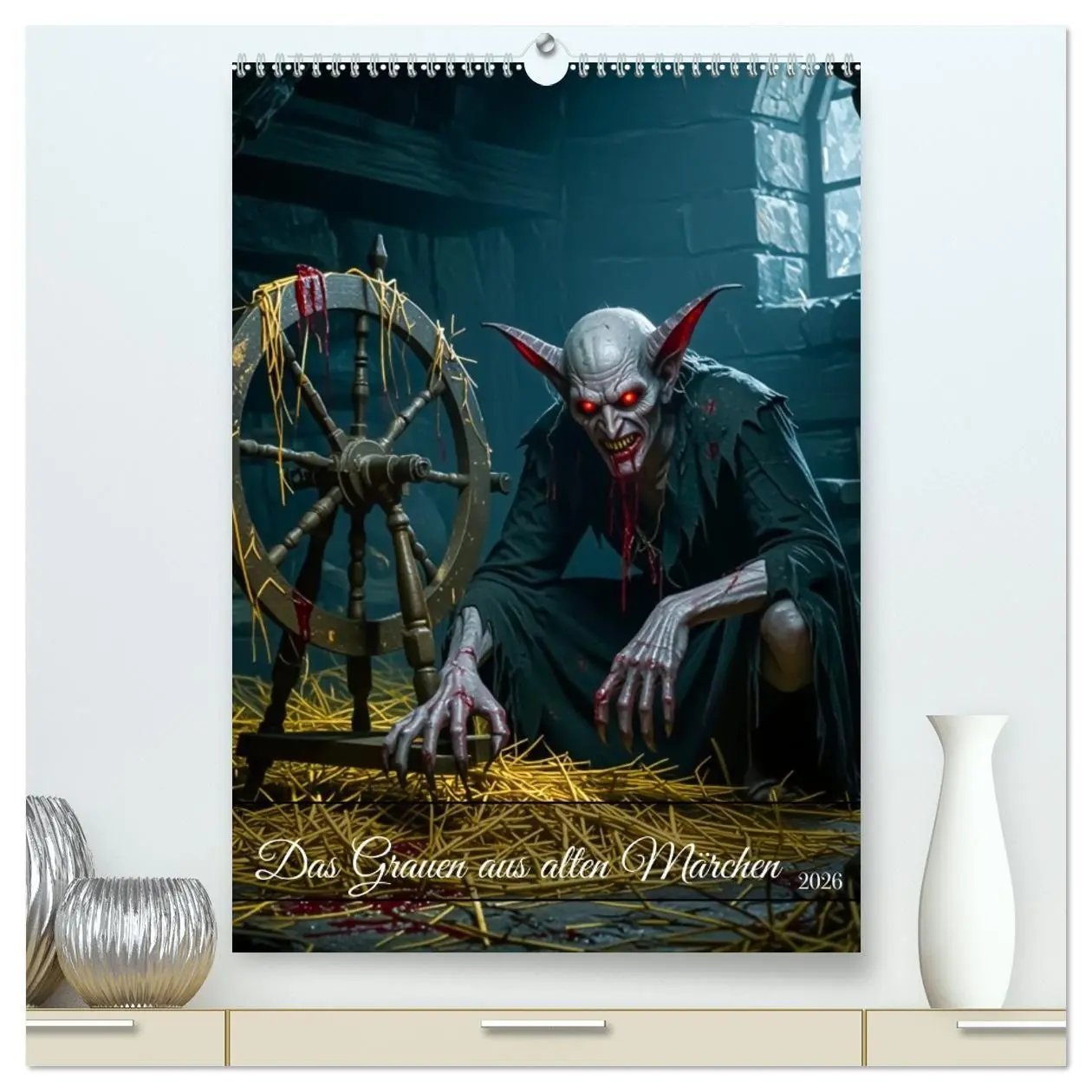 Cover: 9783516651836 | Das Grauen aus alten Märchen (hochwertiger Premium Wandkalender...