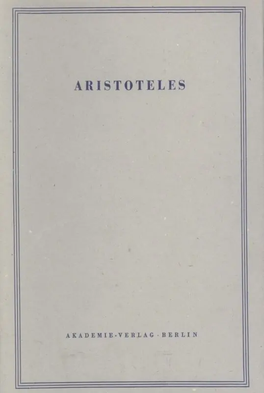 Cover: 9783050011936 | Magna Moralia | Franz Dirlmeier | Buch | 484 S. | Deutsch | 1983