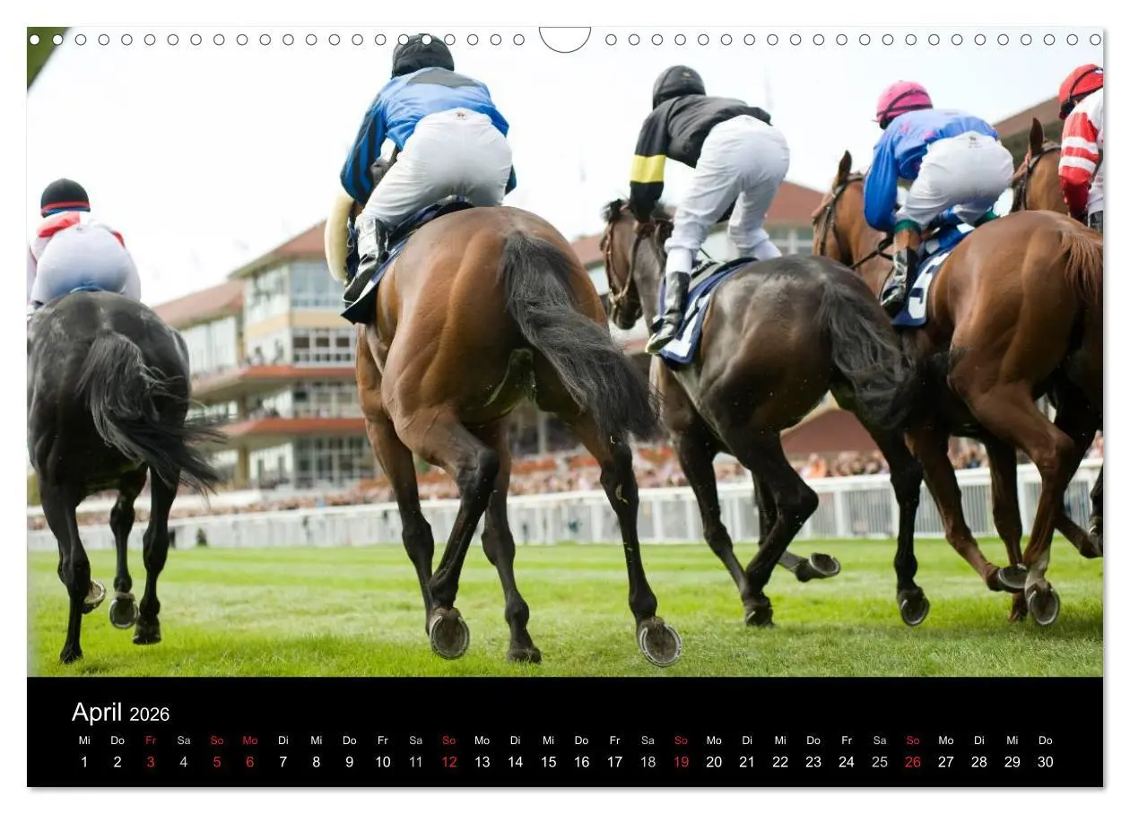 Bild: 9783516191936 | Faszination Galopprennen in Baden-Baden (Wandkalender 2026 DIN A3...