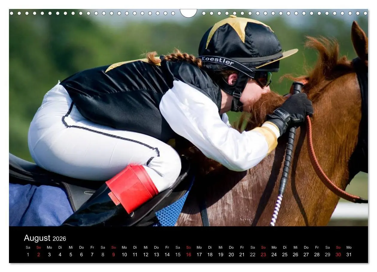 Bild: 9783516191936 | Faszination Galopprennen in Baden-Baden (Wandkalender 2026 DIN A3...