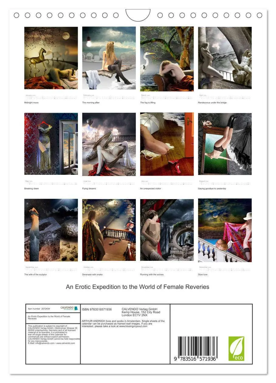 Bild: 9783516571936 | An Erotic Expedition to the World of Female Reveries (Wall Calendar...