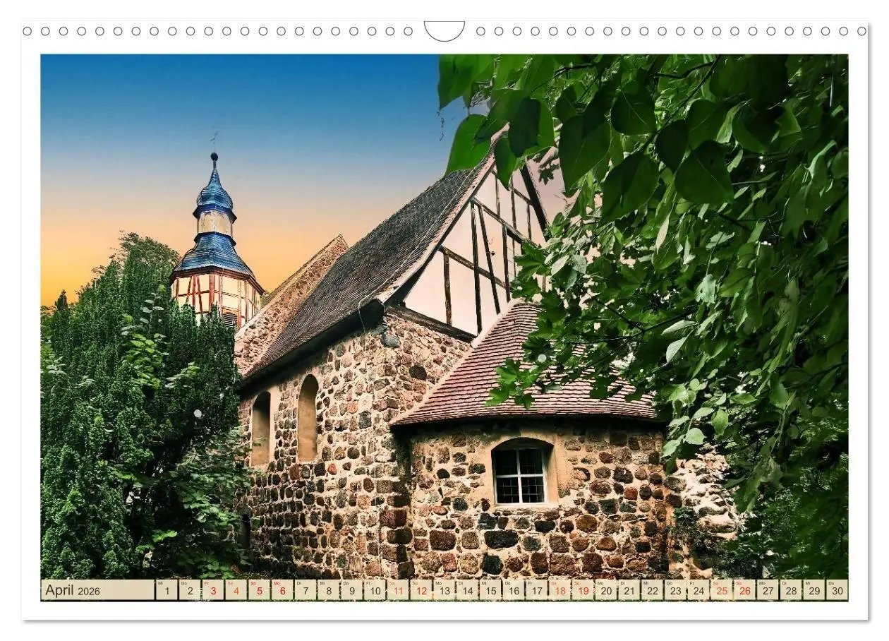 Bild: 9783516711936 | Dorfschönheiten (Wandkalender 2026 DIN A3 quer), CALVENDO...