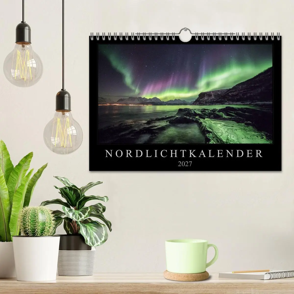 Bild: 9783569731936 | Nordlichtkalender (Wandkalender 2027 DIN A4 quer), CALVENDO...