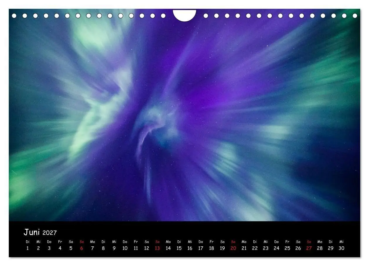 Bild: 9783569731936 | Nordlichtkalender (Wandkalender 2027 DIN A4 quer), CALVENDO...