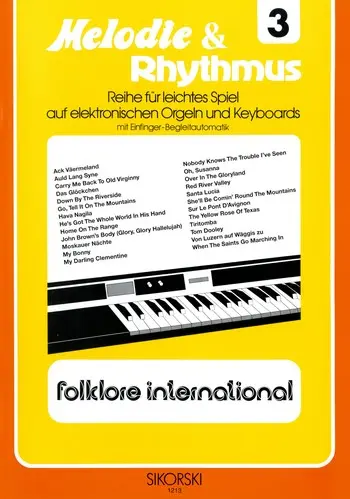 Cover: 9790003011936 | Folklore international: für E-Orgel / Keyboard | Songbuch (E-Orgel)