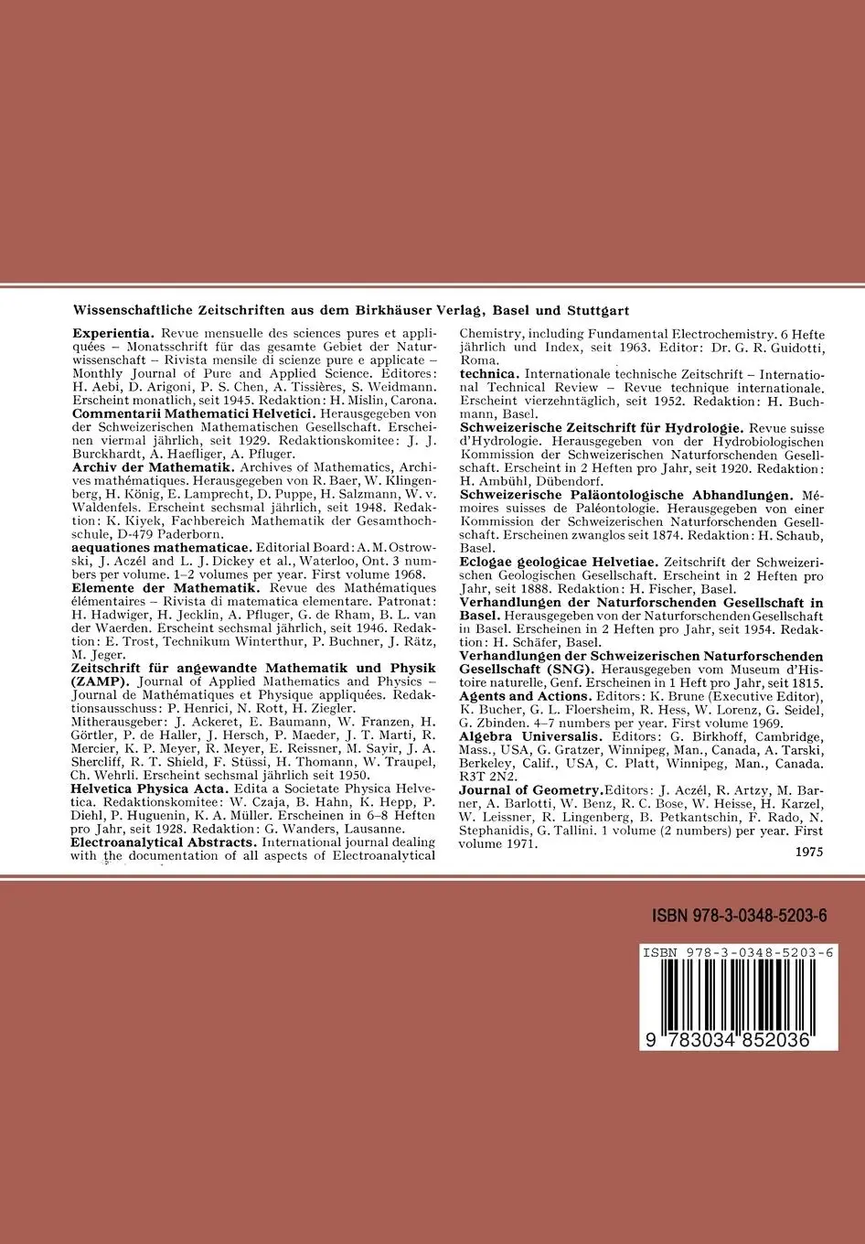 Rückseite: 9783034852036 | Vorlesungen über Baustatik | F. Stüzzi | Taschenbuch | 376 S. | 2014